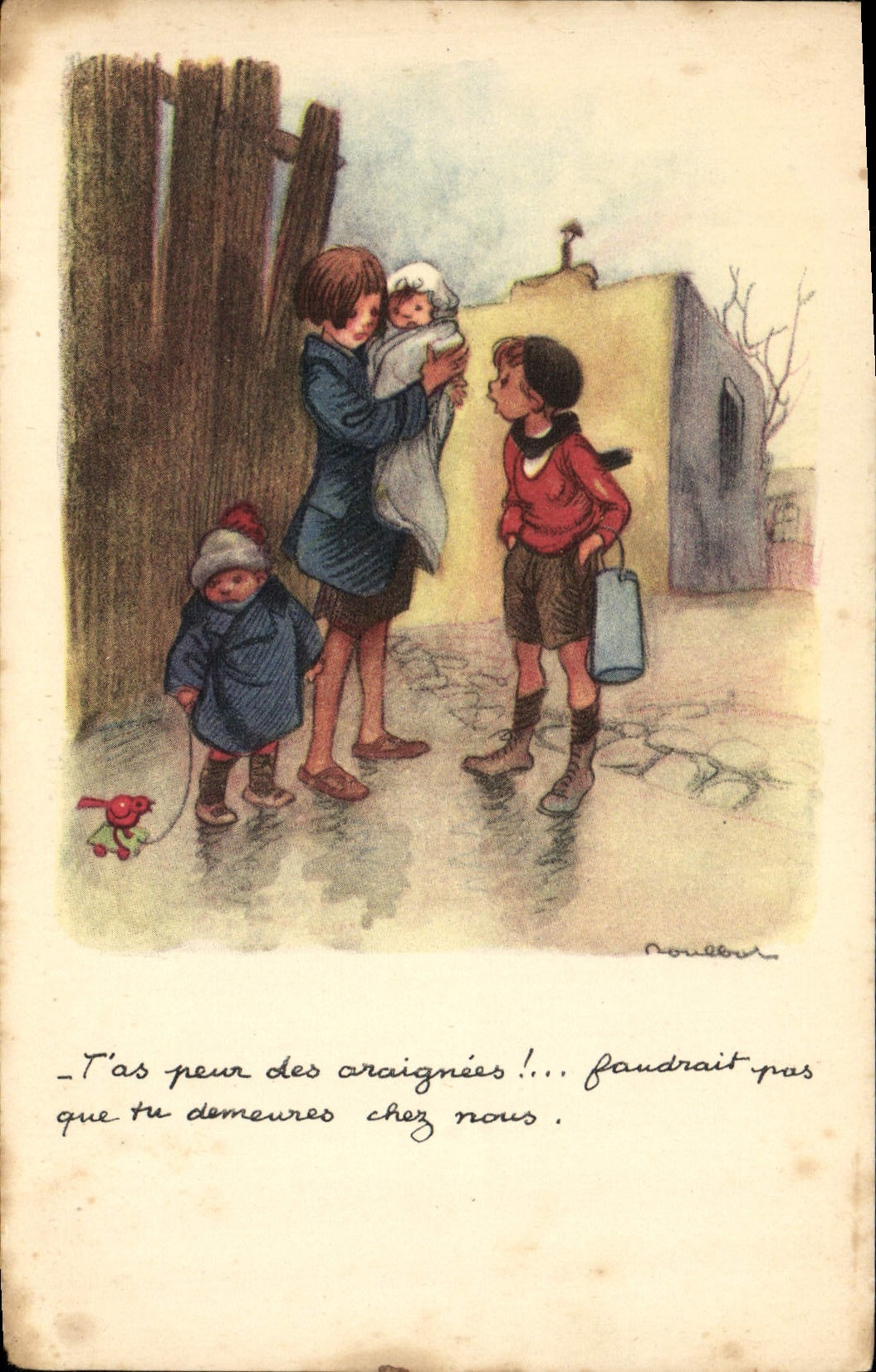 CPA Fantaisie Illustrateur Poulbot 