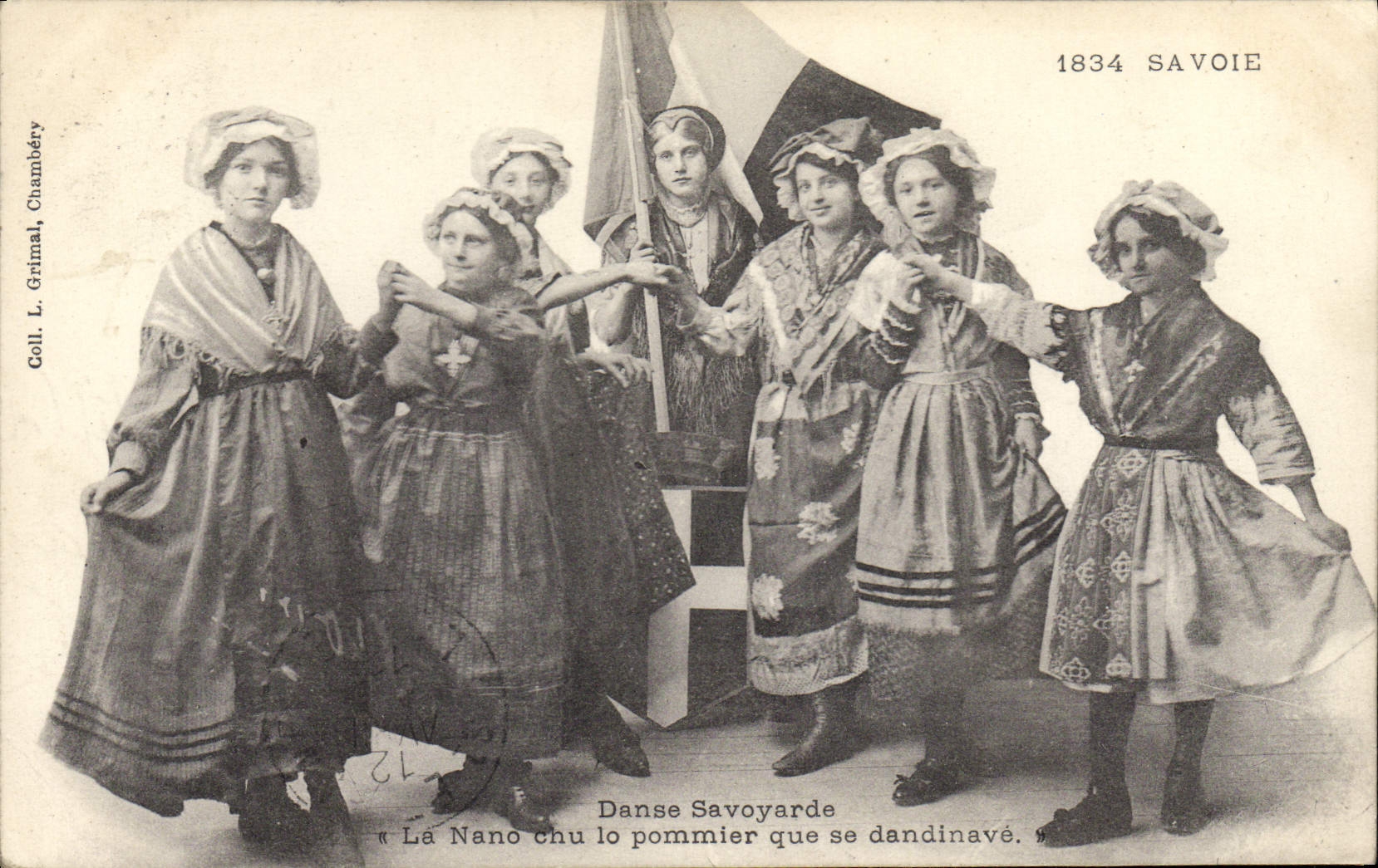 CPA Folklore Savoie Danse savoyarde