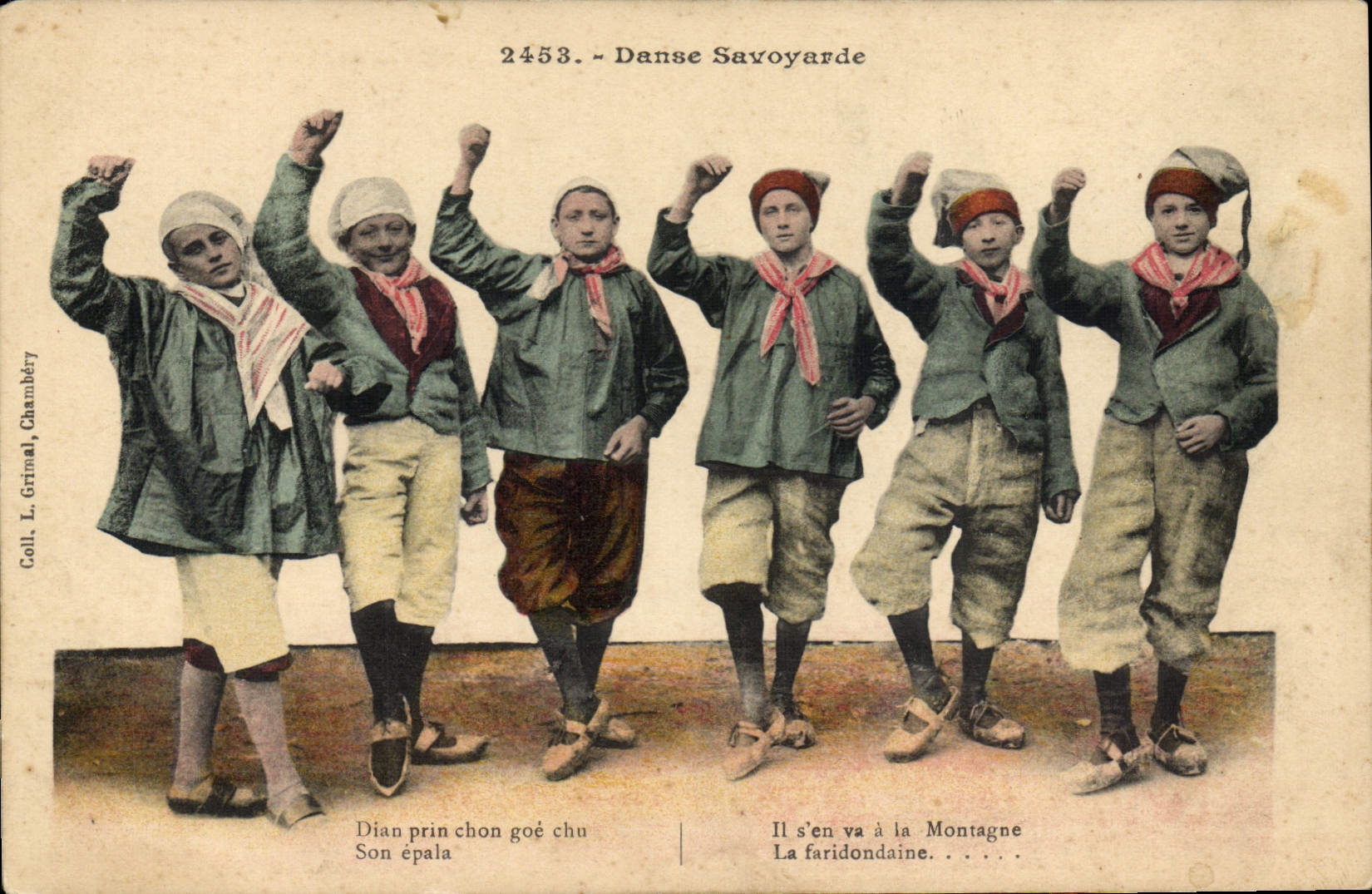 CPA Folklore Danse savoyarde 