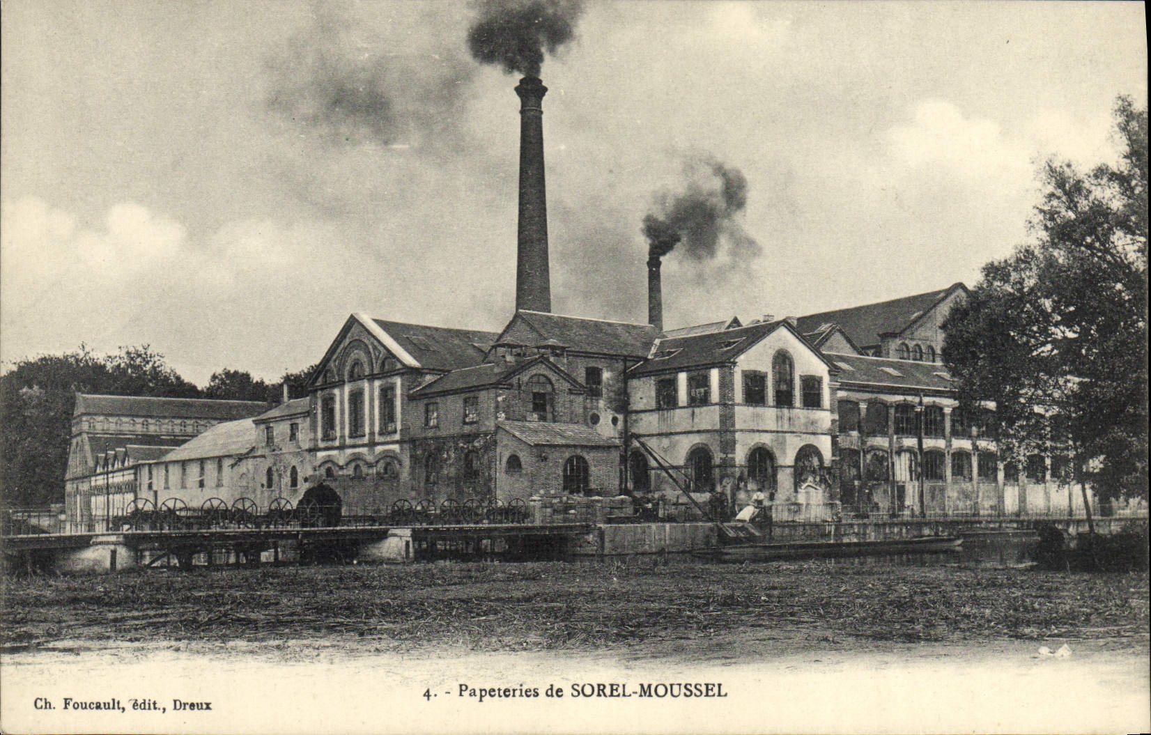 CPA Papeteries de Sorel Moussel