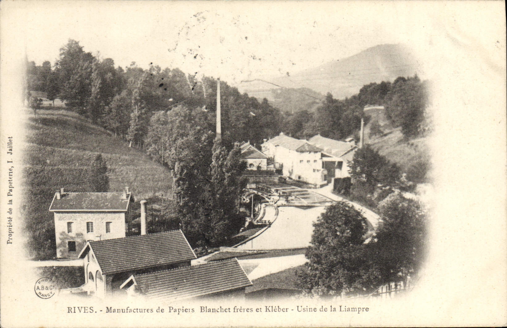 CPA Rives Manufactures de Papiers Blanchet Freres et Kleber Usine de la liampre 