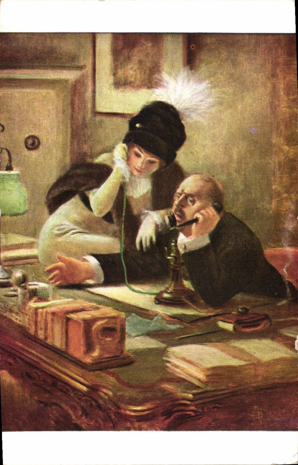 CPA Telephone Guillaume l'egerie