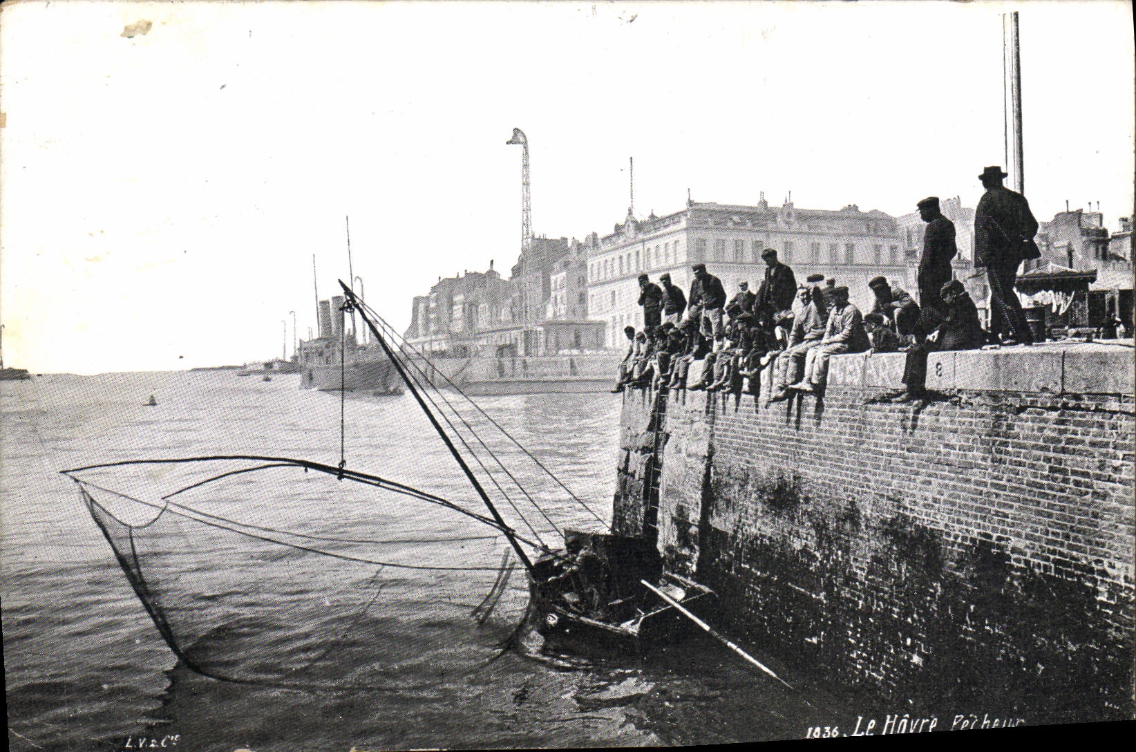 Barco Le Havre Sinning de la POSTAL de la VENDIMIA