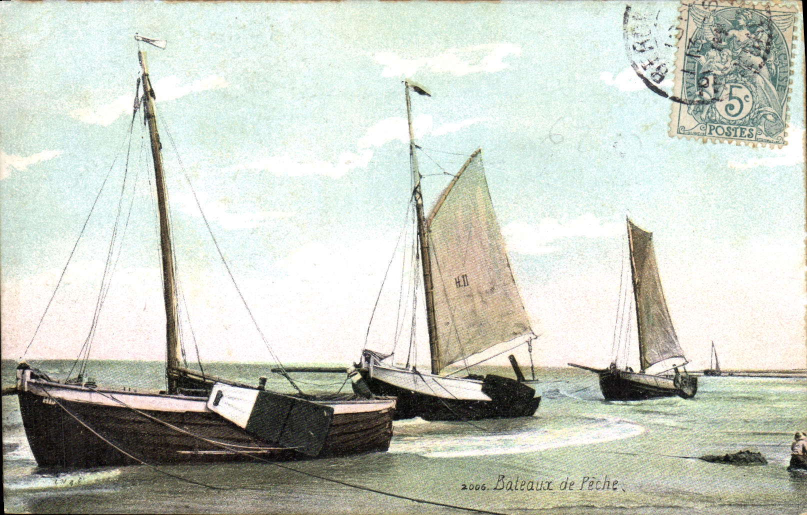 CPA Bateaux de peche 