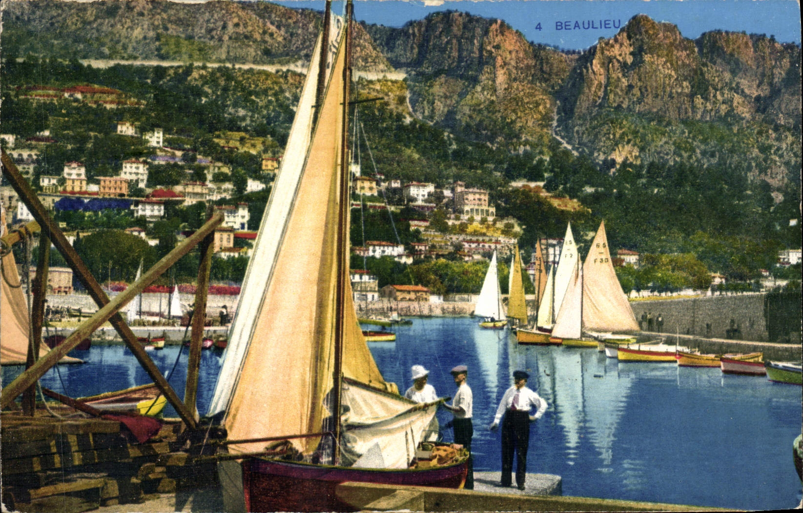CPA Bateau Beaulieu