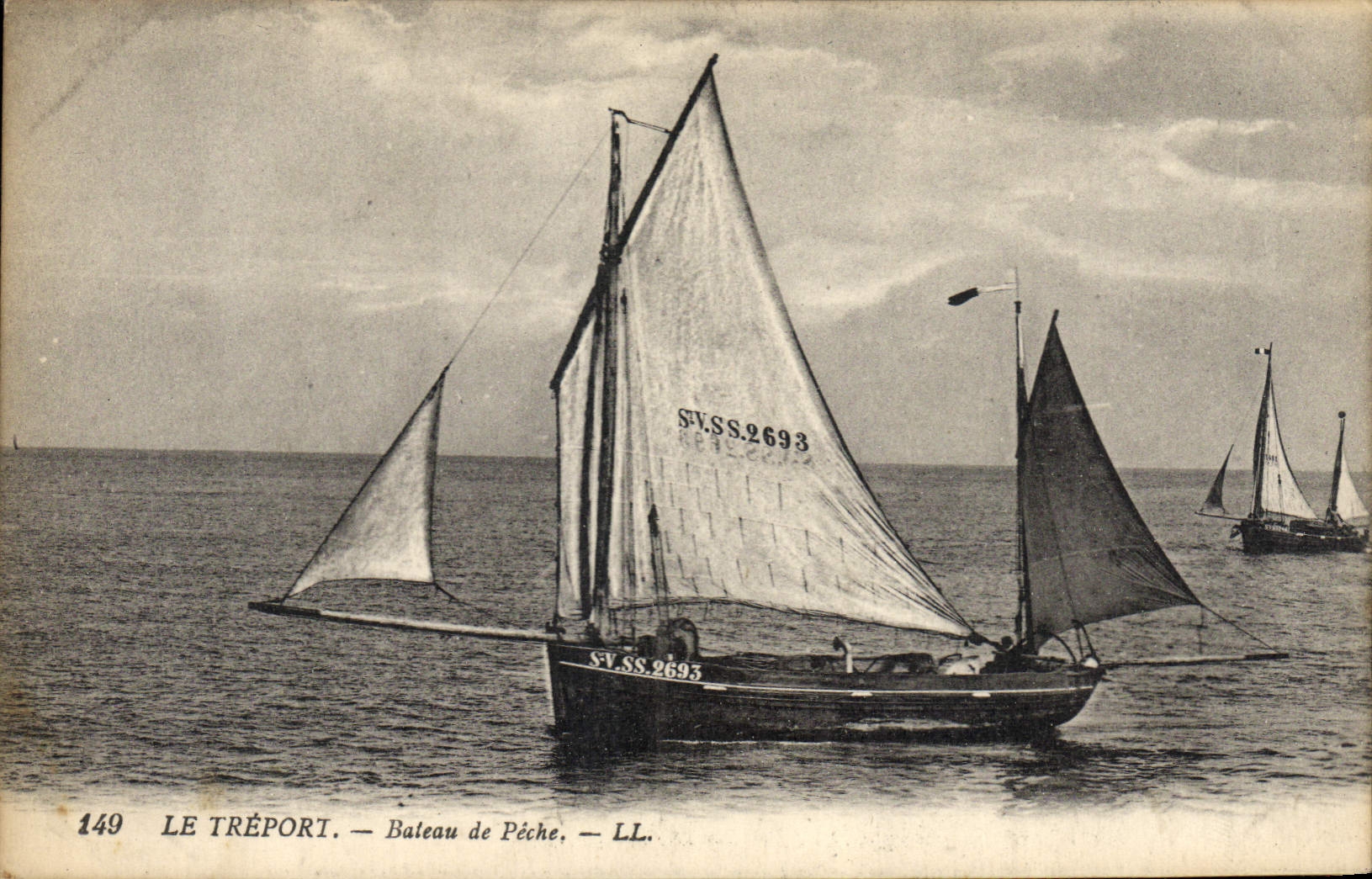 CPA Bateau de peche Le Treport 
