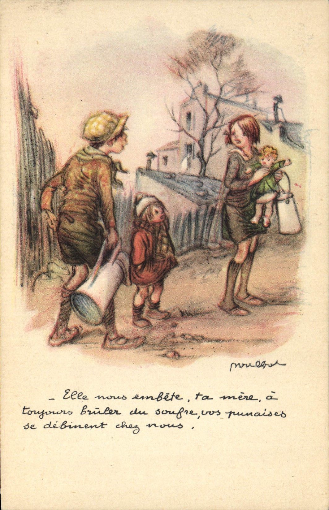 CPA Illustrateur Poulbot 