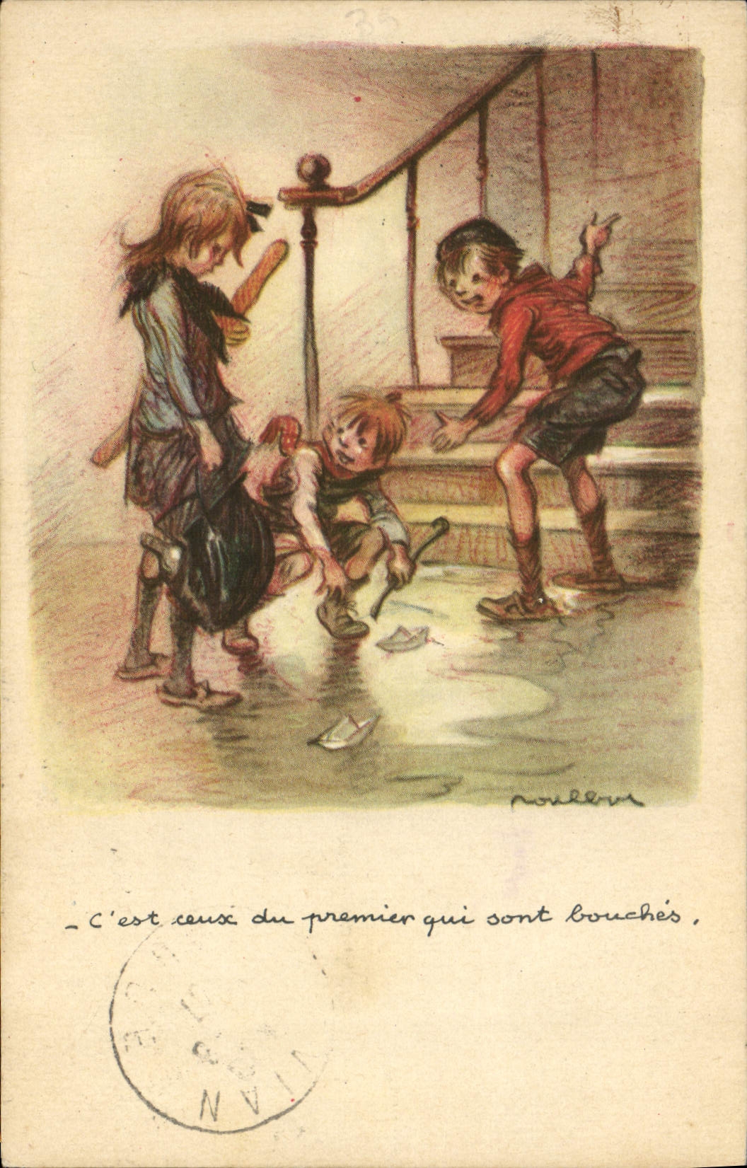 CPA Illustrateur Poulbot 