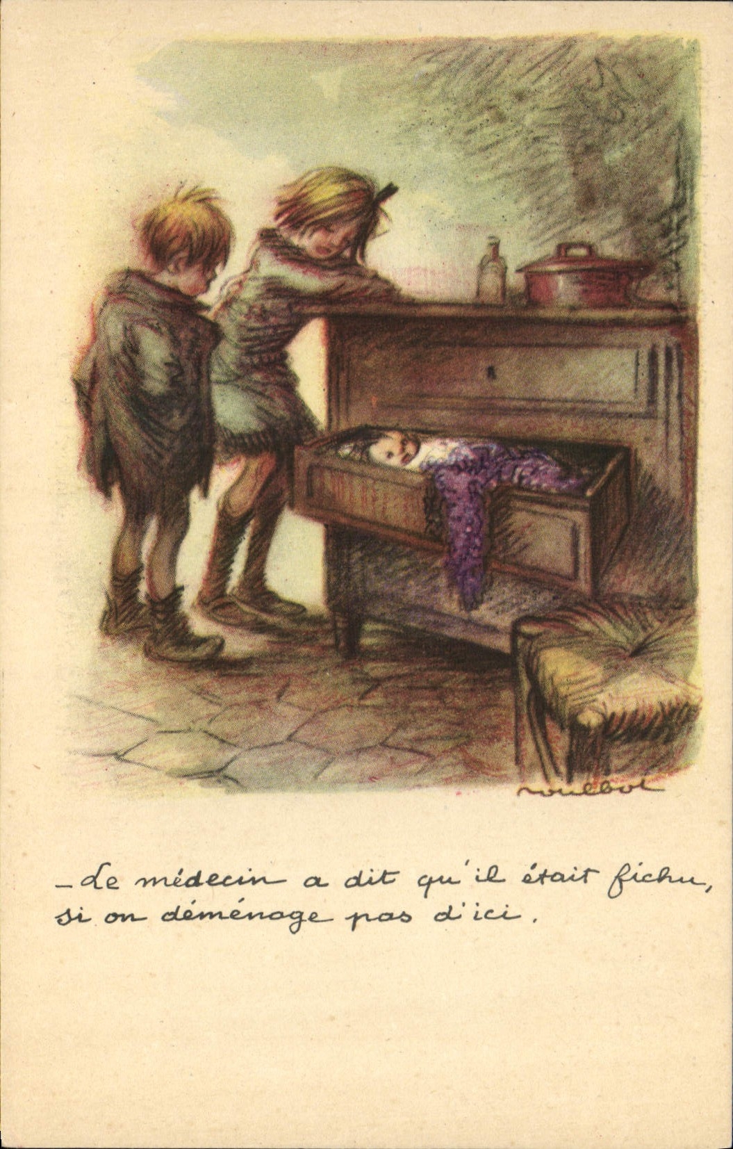 CPA Illustrateur Poulbot 