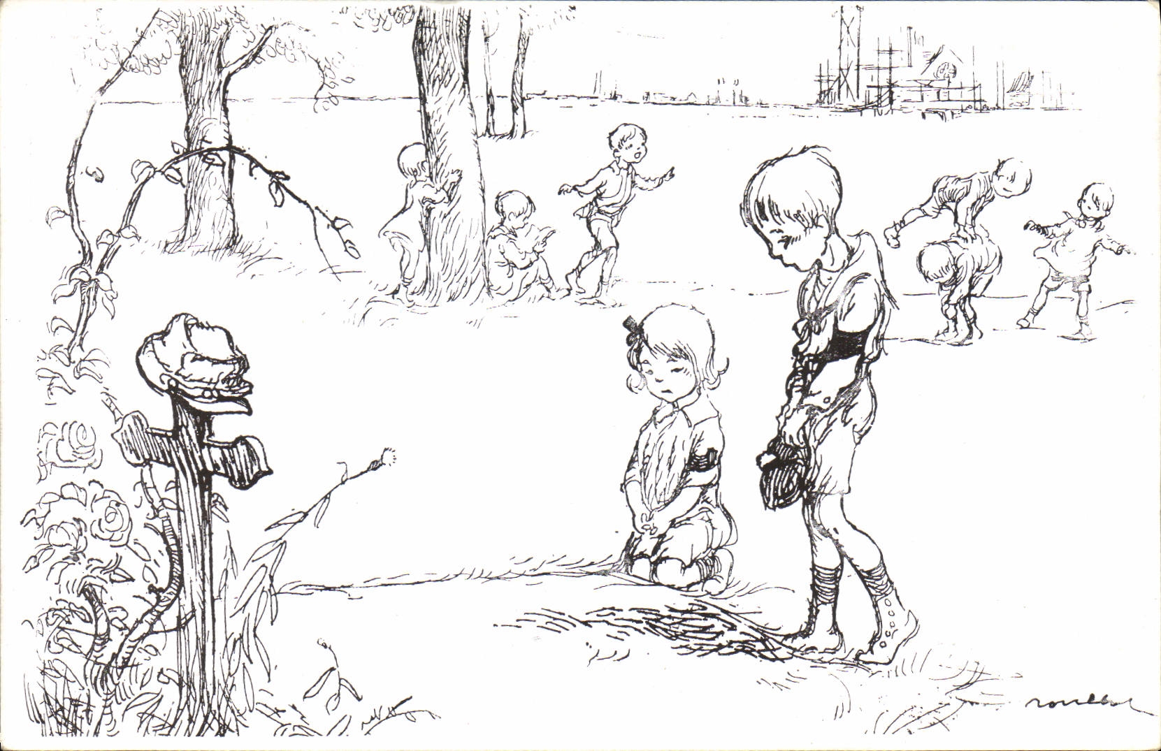 CPA Illustrateur Poulbot 