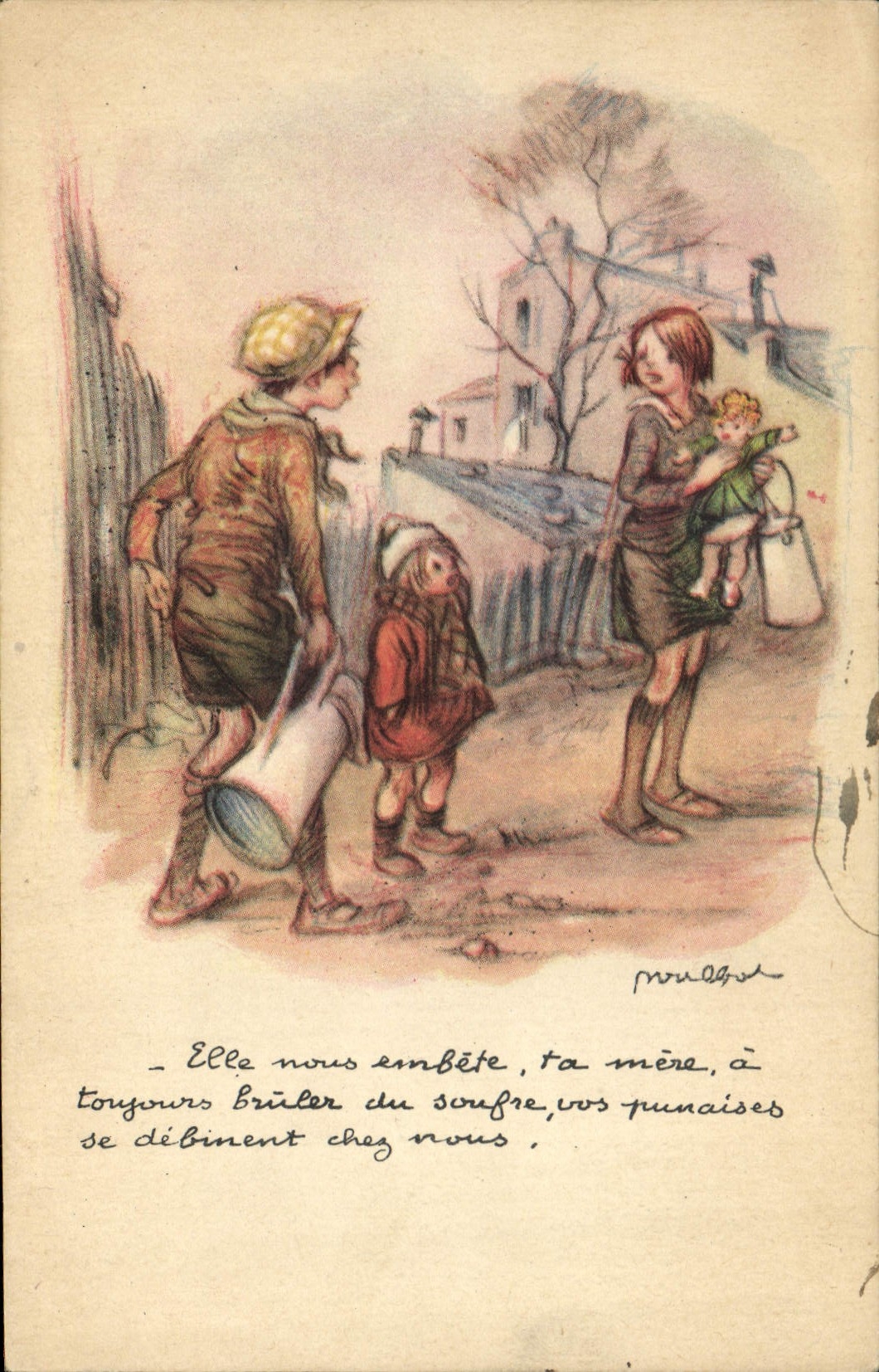 CPA Illustrateur Poulbot 