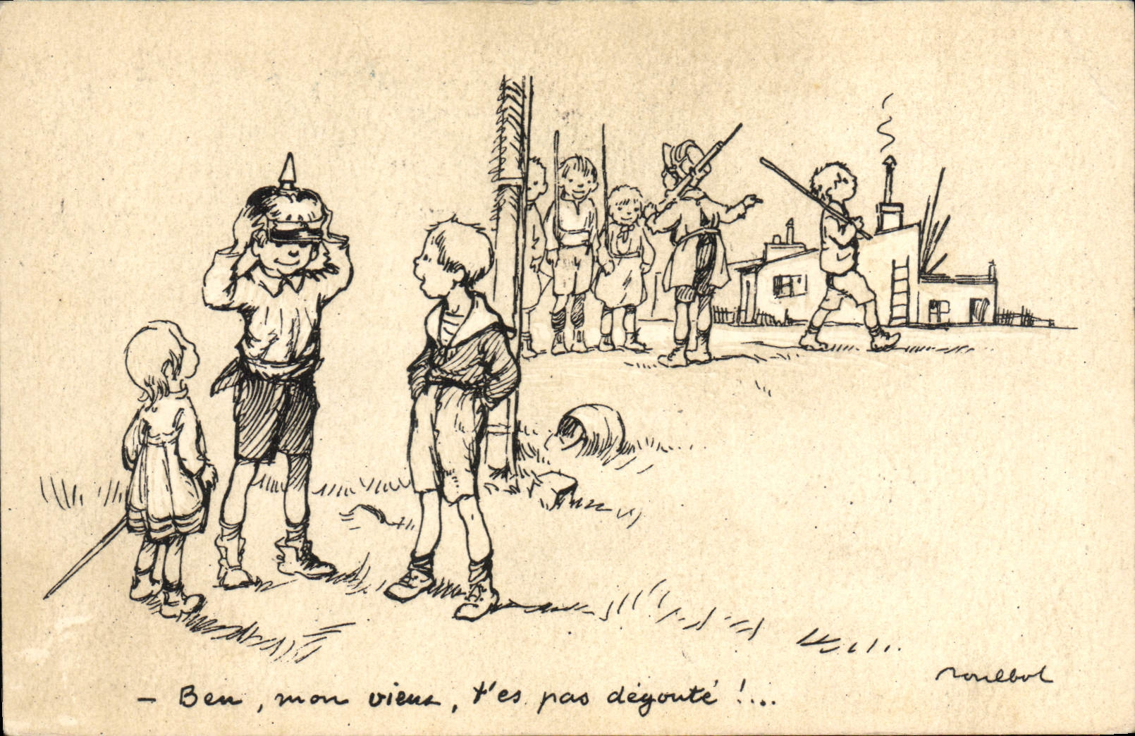 CPA Illustrateur Poulbot 