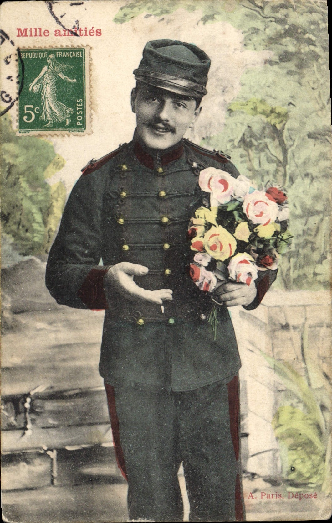 CPA Militaria Soldat