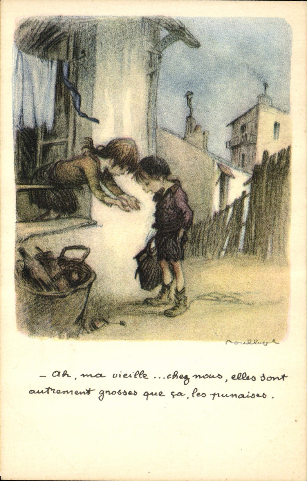 CPA Fantaisie Illustrateur Poulbot 