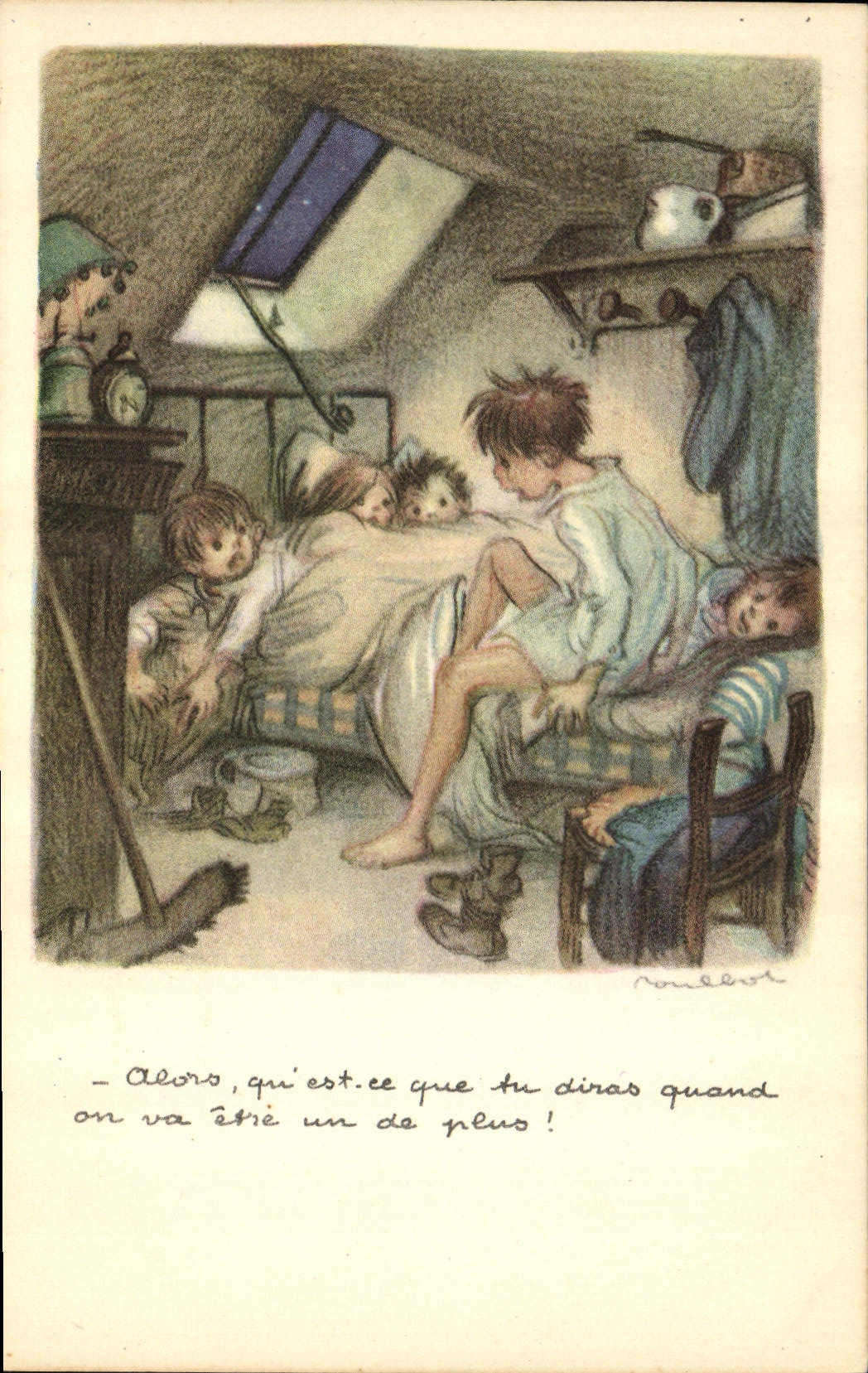 CPA Fantaisie Illustrateur Poulbot 