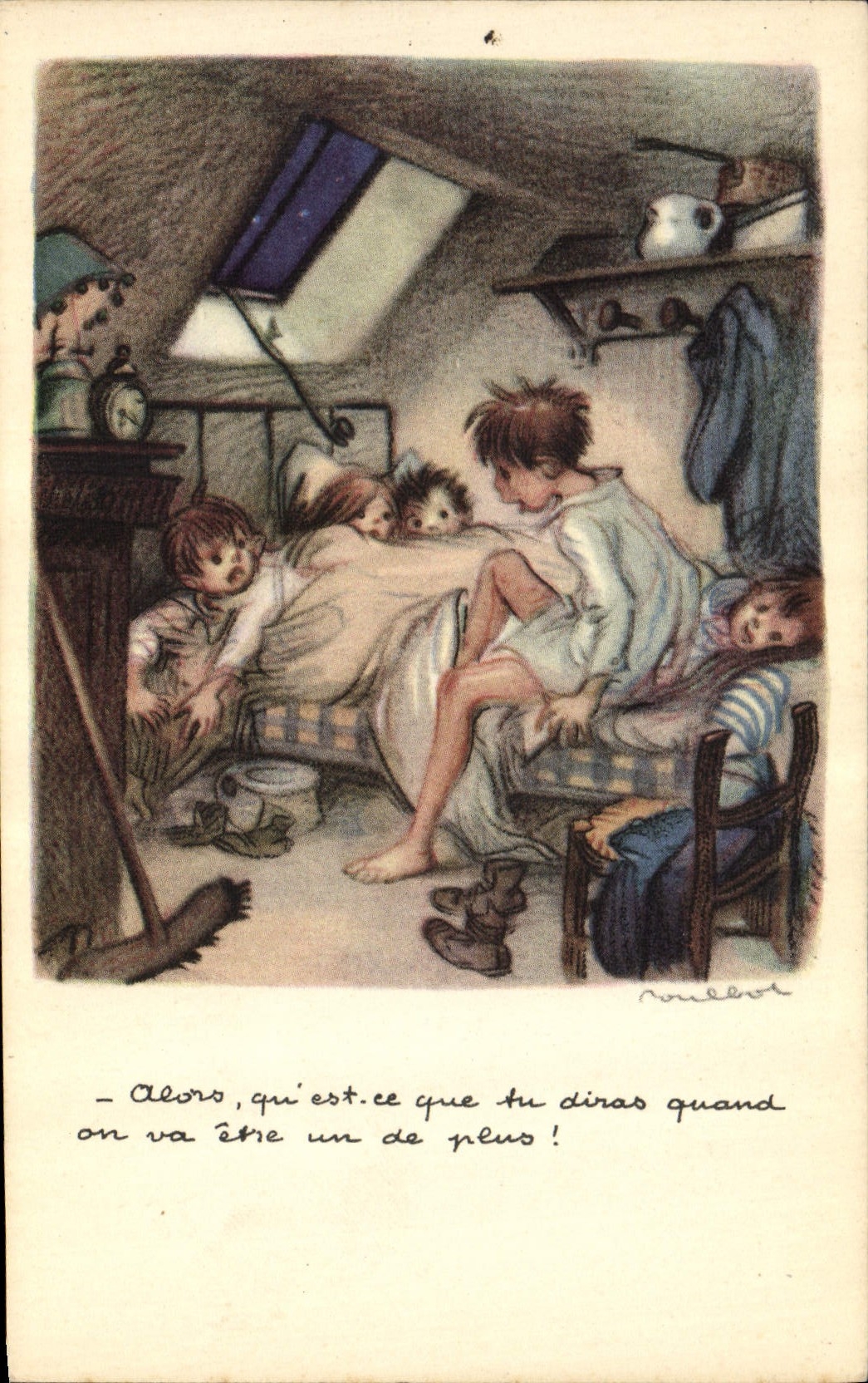 CPA Fantaisie Illustrateur Poulbot 