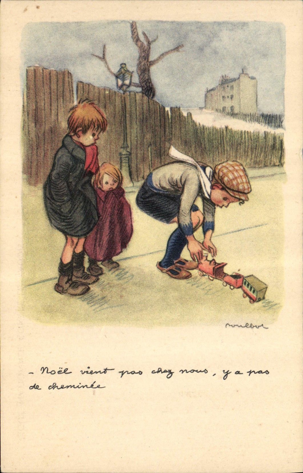 CPA Fantaisie Illustrateur Poulbot 