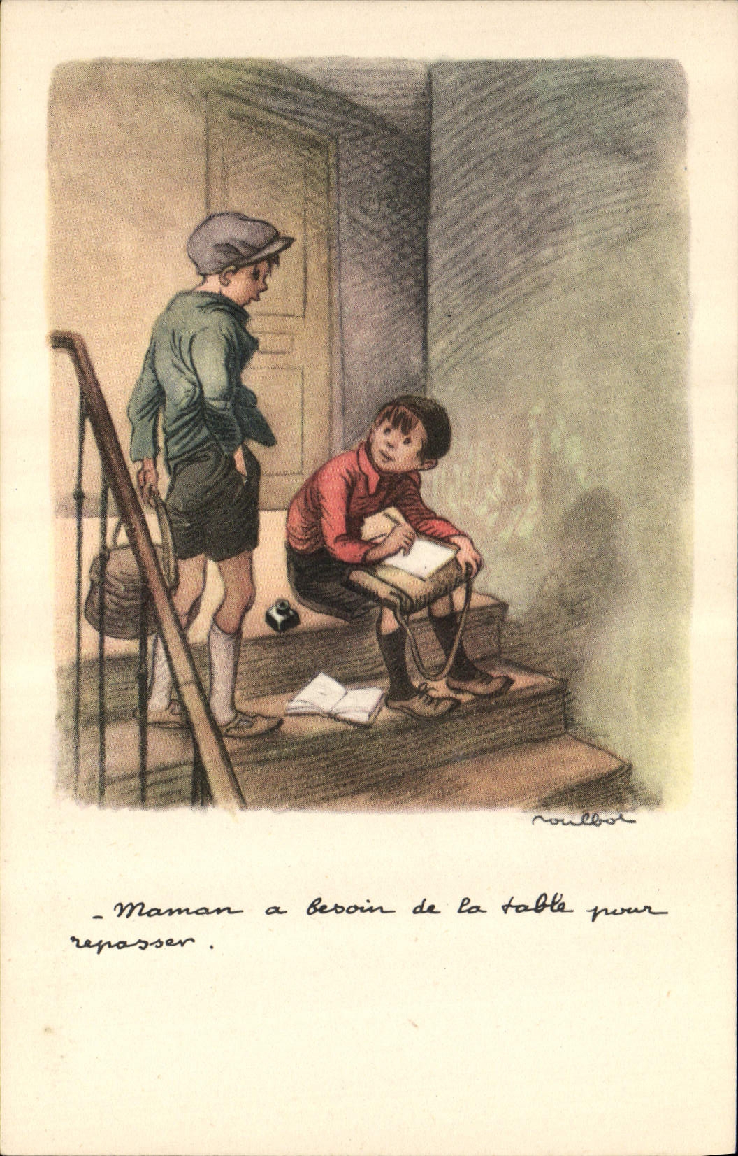 CPA Fantaisie Illustrateur Poulbot 