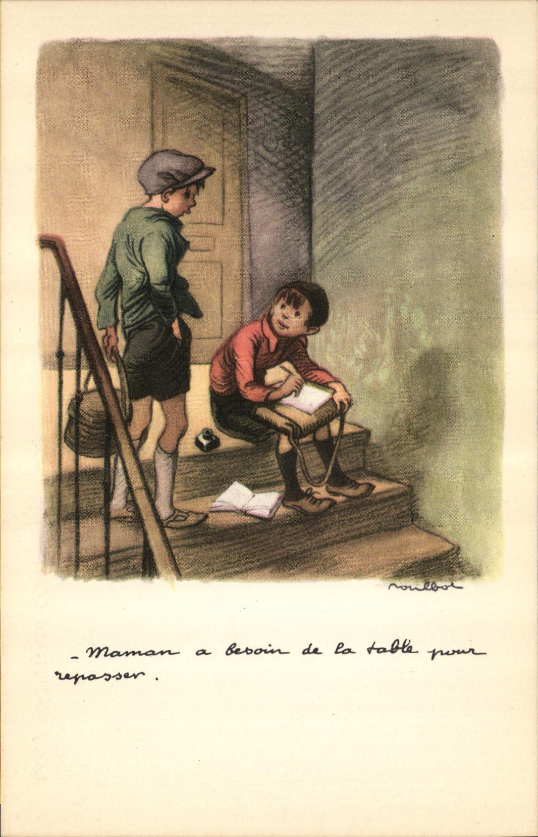 CPA Fantaisie Illustrateur Poulbot 