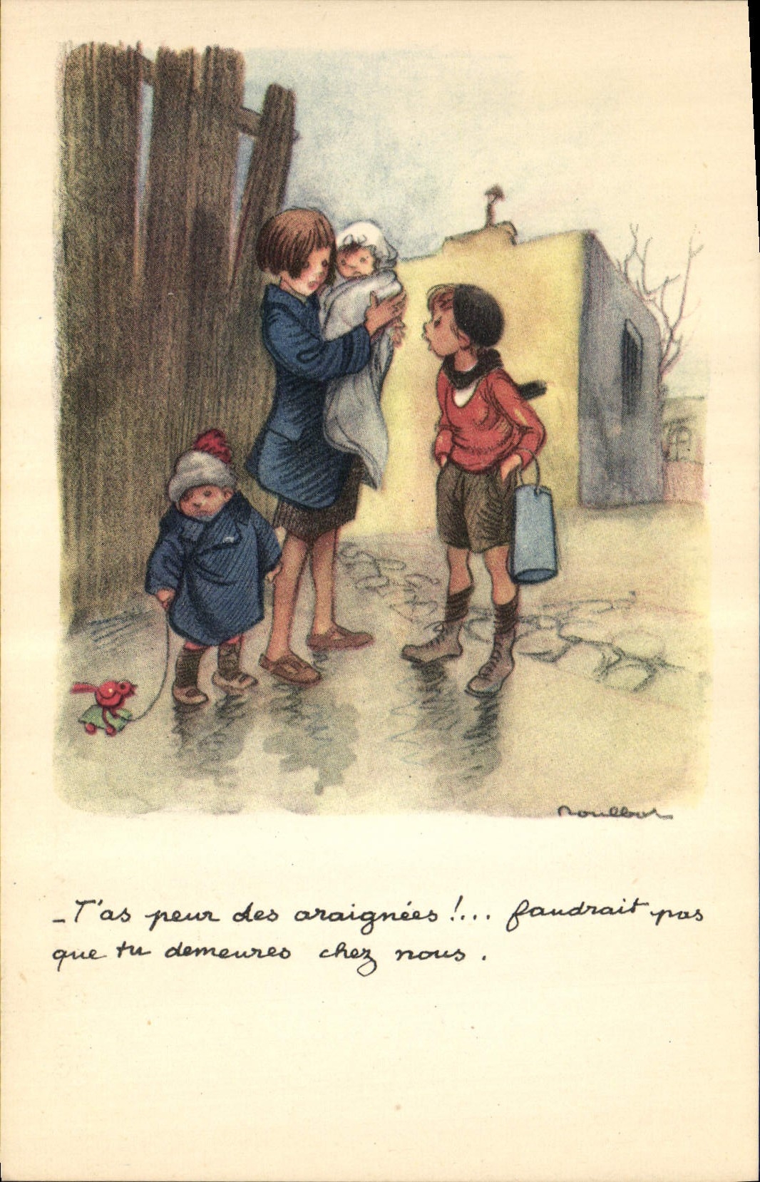 CPA Fantaisie Illustrateur Poulbot 