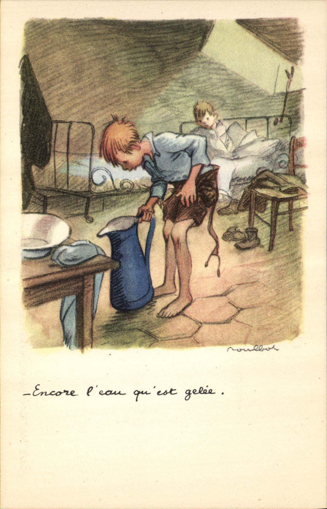 CPA Fantaisie Illustrateur Poulbot 