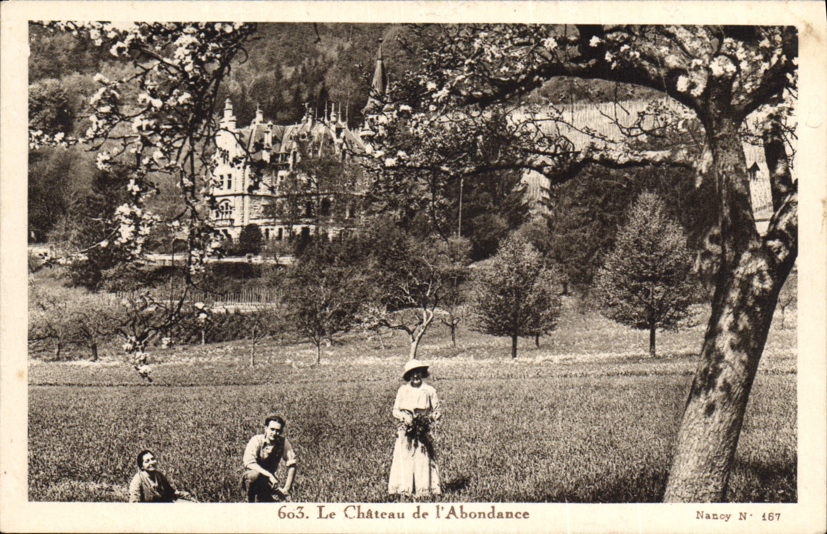 CPA le chateau de l'abondance
