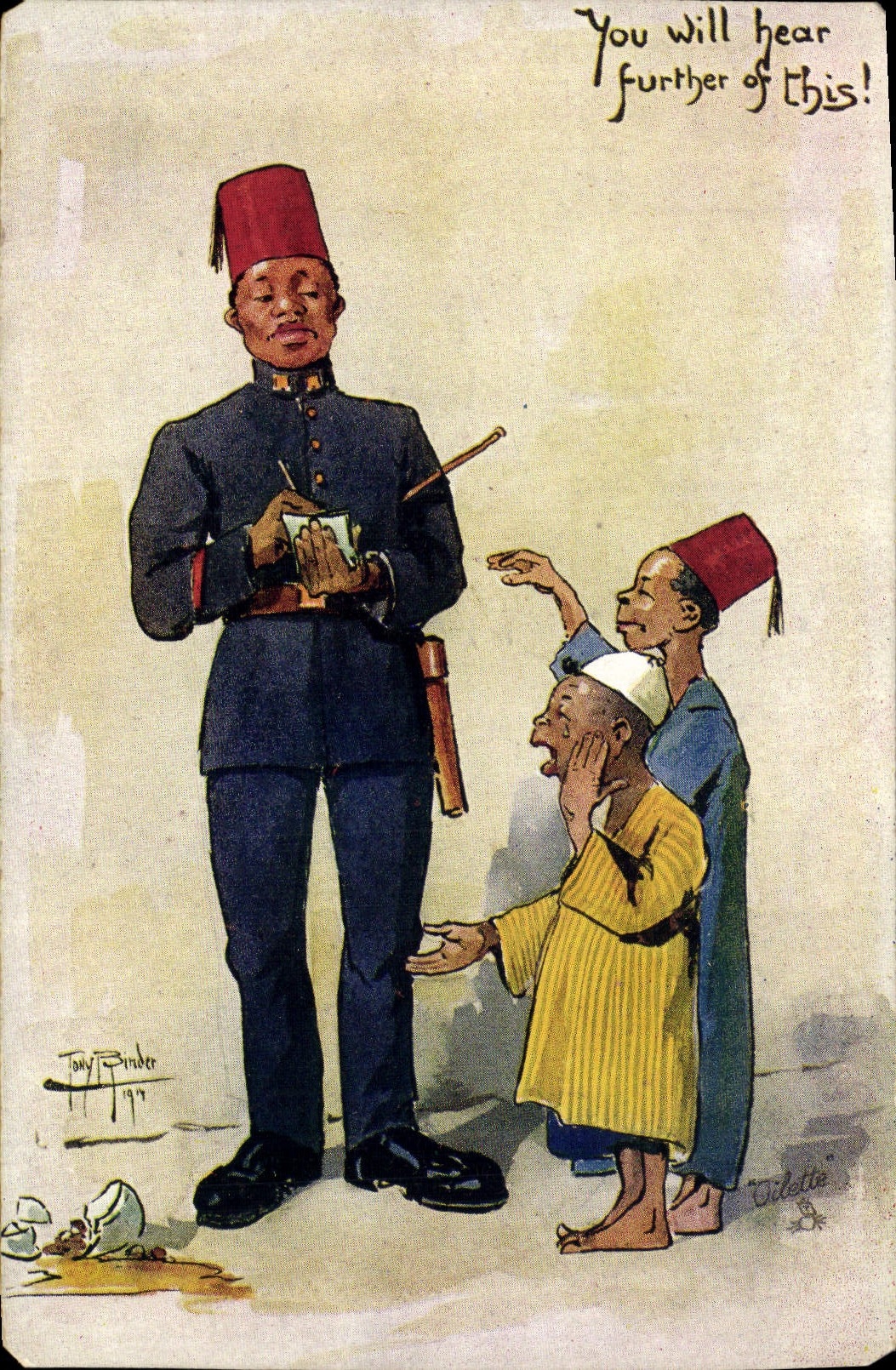 VINTAGE POSTCARD Fantasy Illustrator You will hear firther off this