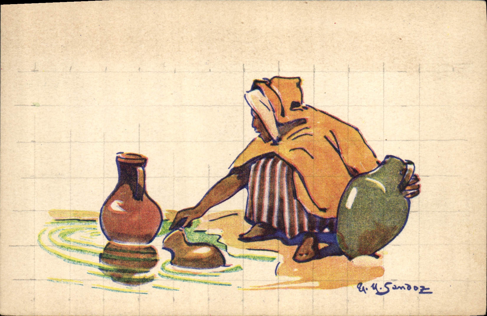 CPA Fantaisie Illustrateur 