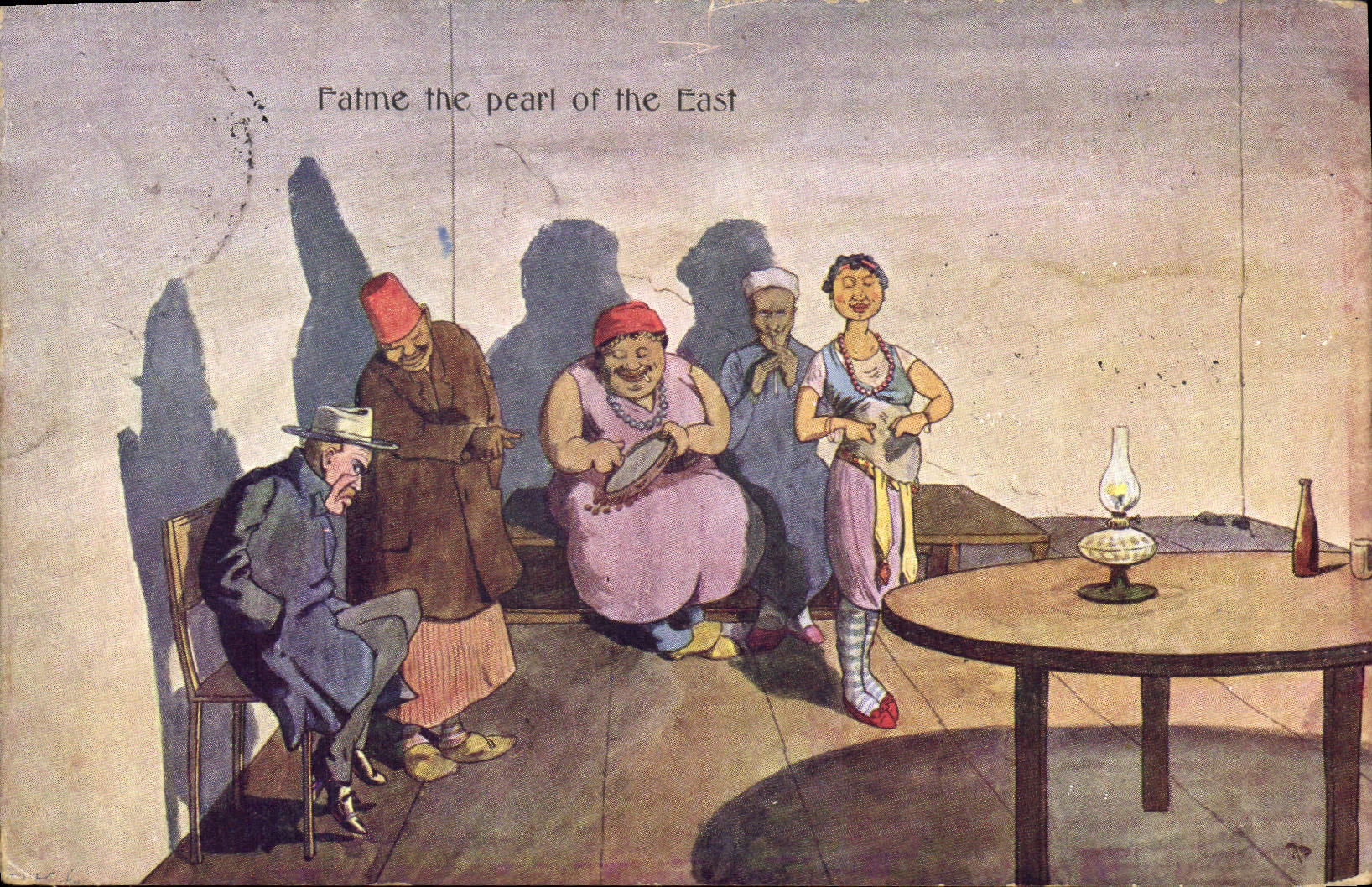 CPA Fantaisie Illustrateur Egypte Egypt