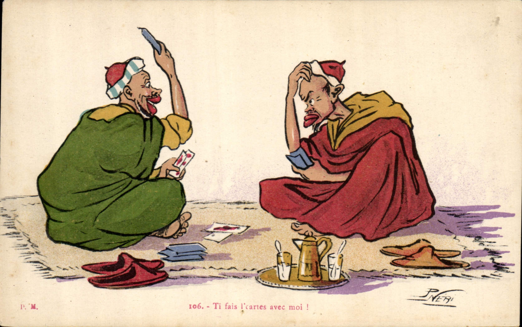 CPA Fantaisie Illustrateur Ti fais l'cartes 