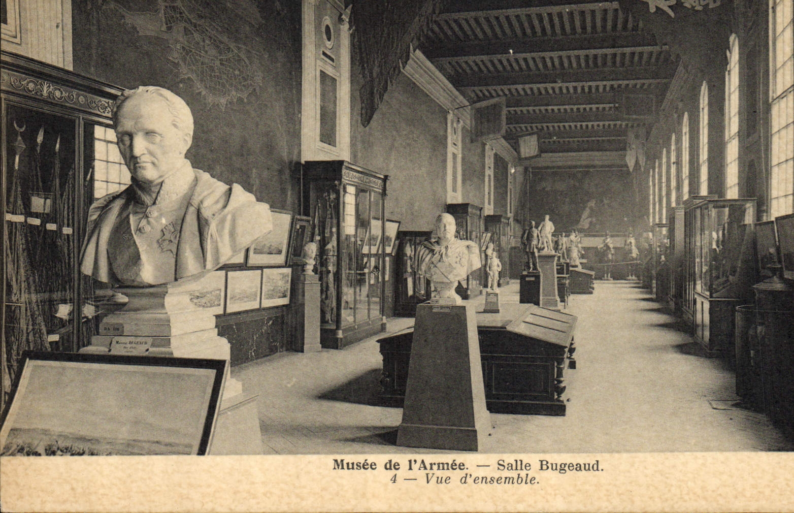 Museo de Militaria París de la POSTAL de la VENDIMIA del cuadro total del sitio de Bugeaud del ejército