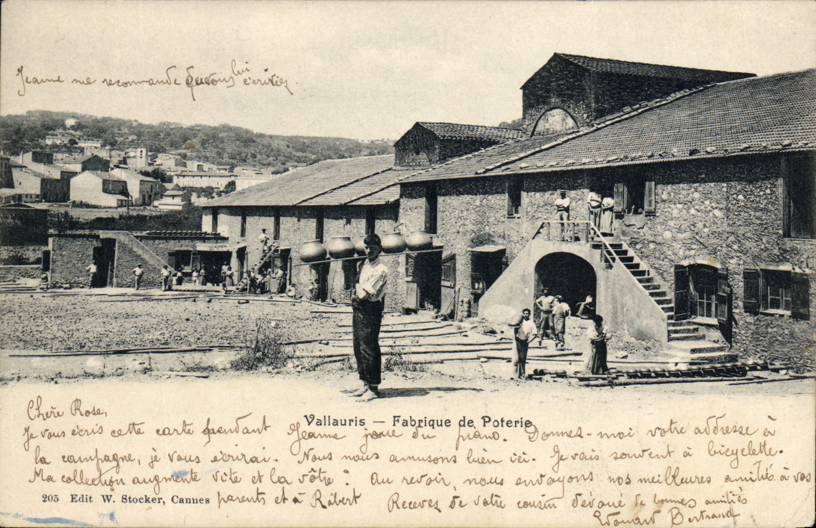CPA Poterie Ceramique Vallauris Fabrique de poterie