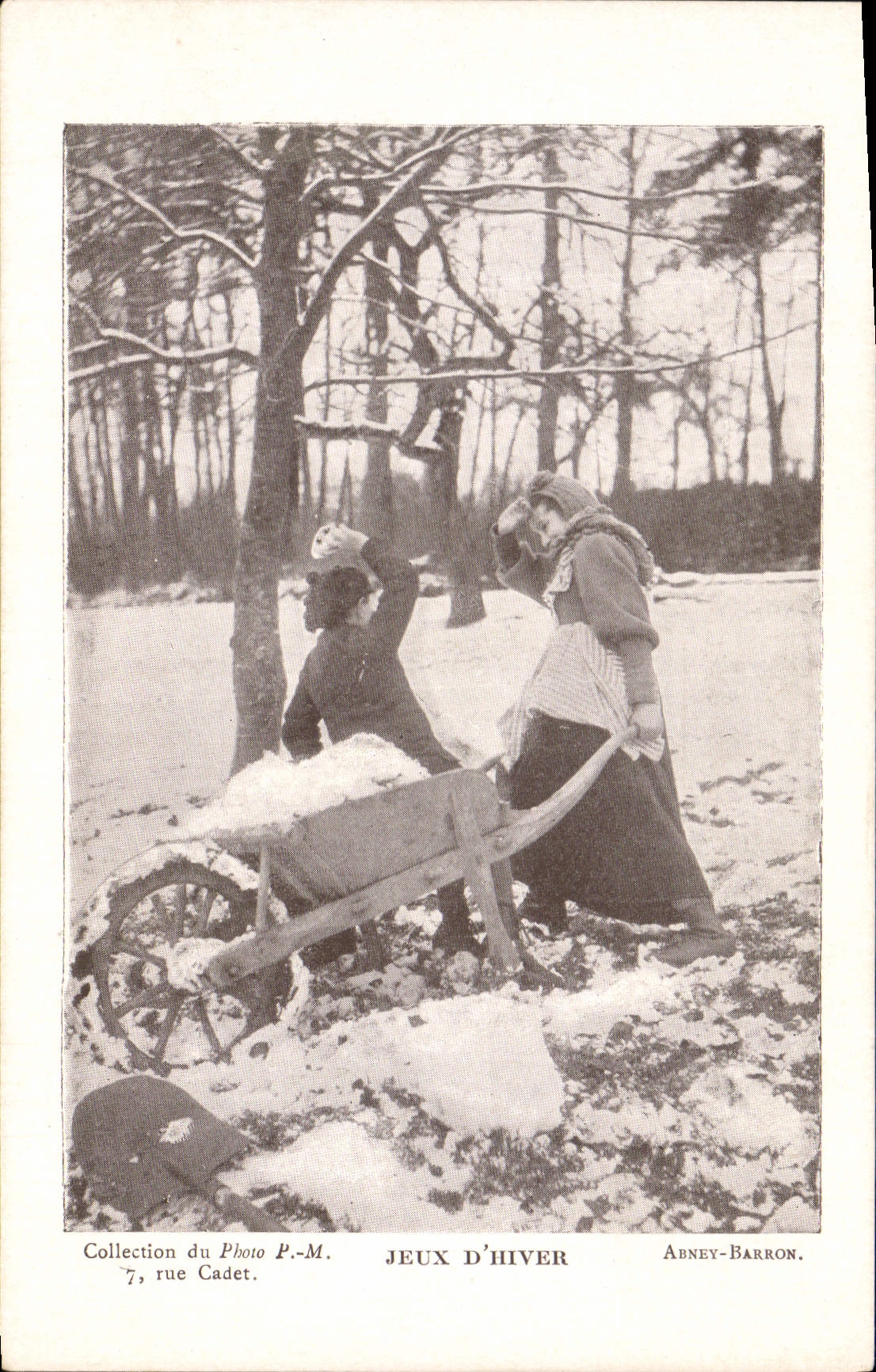 CPA Photographie Abney-Barron Jeux d'hiver