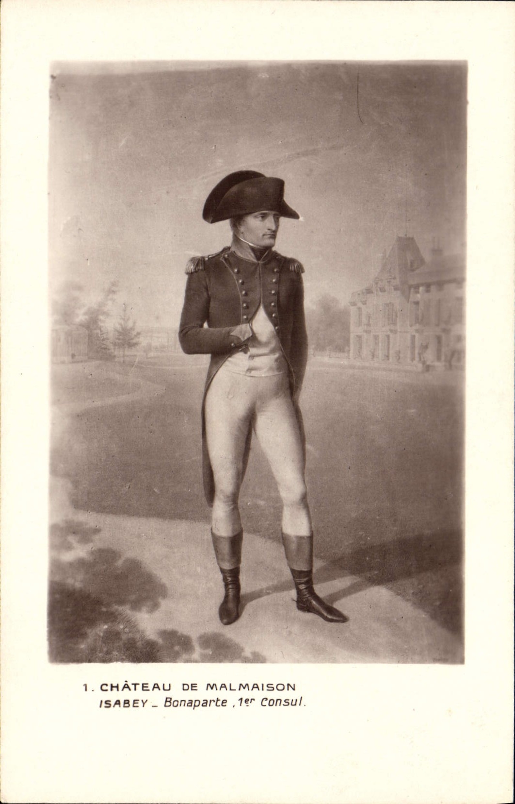 CPA Napoleon 1er Chateau de Malmaison Bonaparte 1er consul Isabey