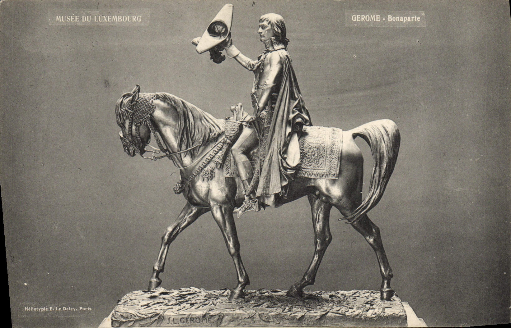 VINTAGE POSTCARD Napoleon 1st Museum of Luxembourg Gerome Bonaparte