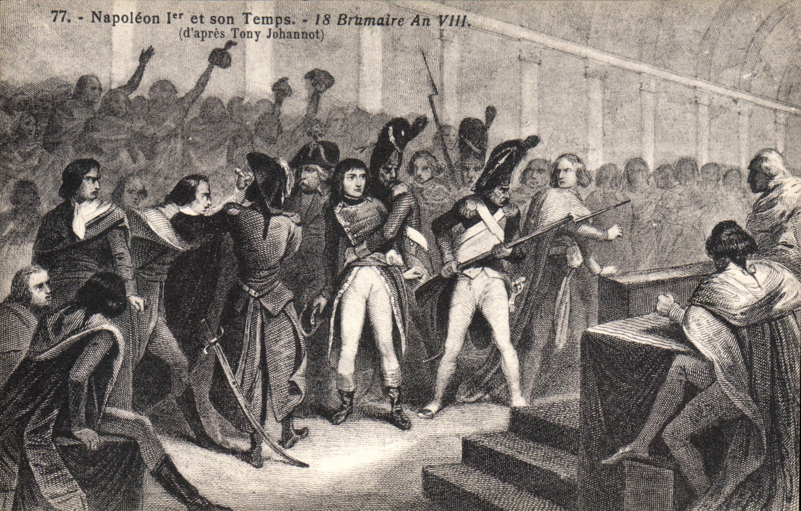 CPA Napoleon 1er et son temps 18 Brumaire An VIII