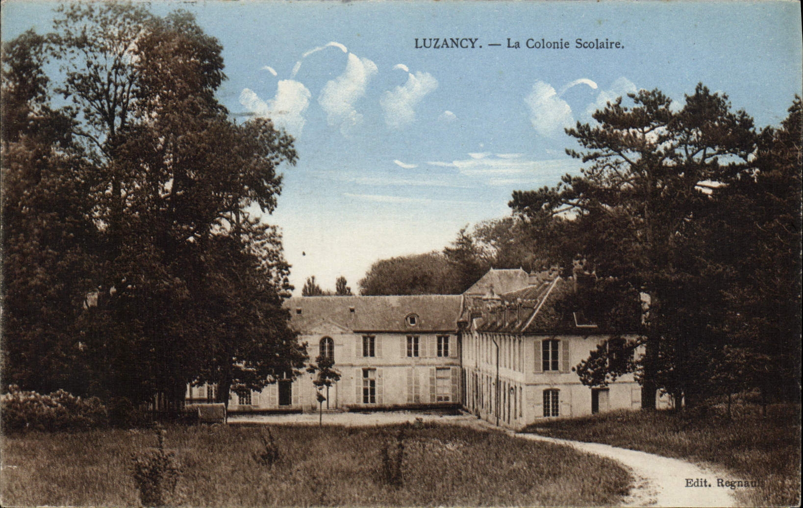 CPA Enfants Luzancy La colonie scolaire 