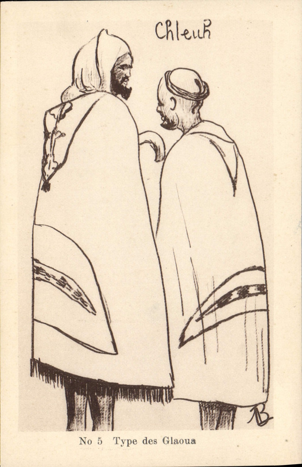 VINTAGE POSTCARD Standard Fantasy Illustrator of Glaoua