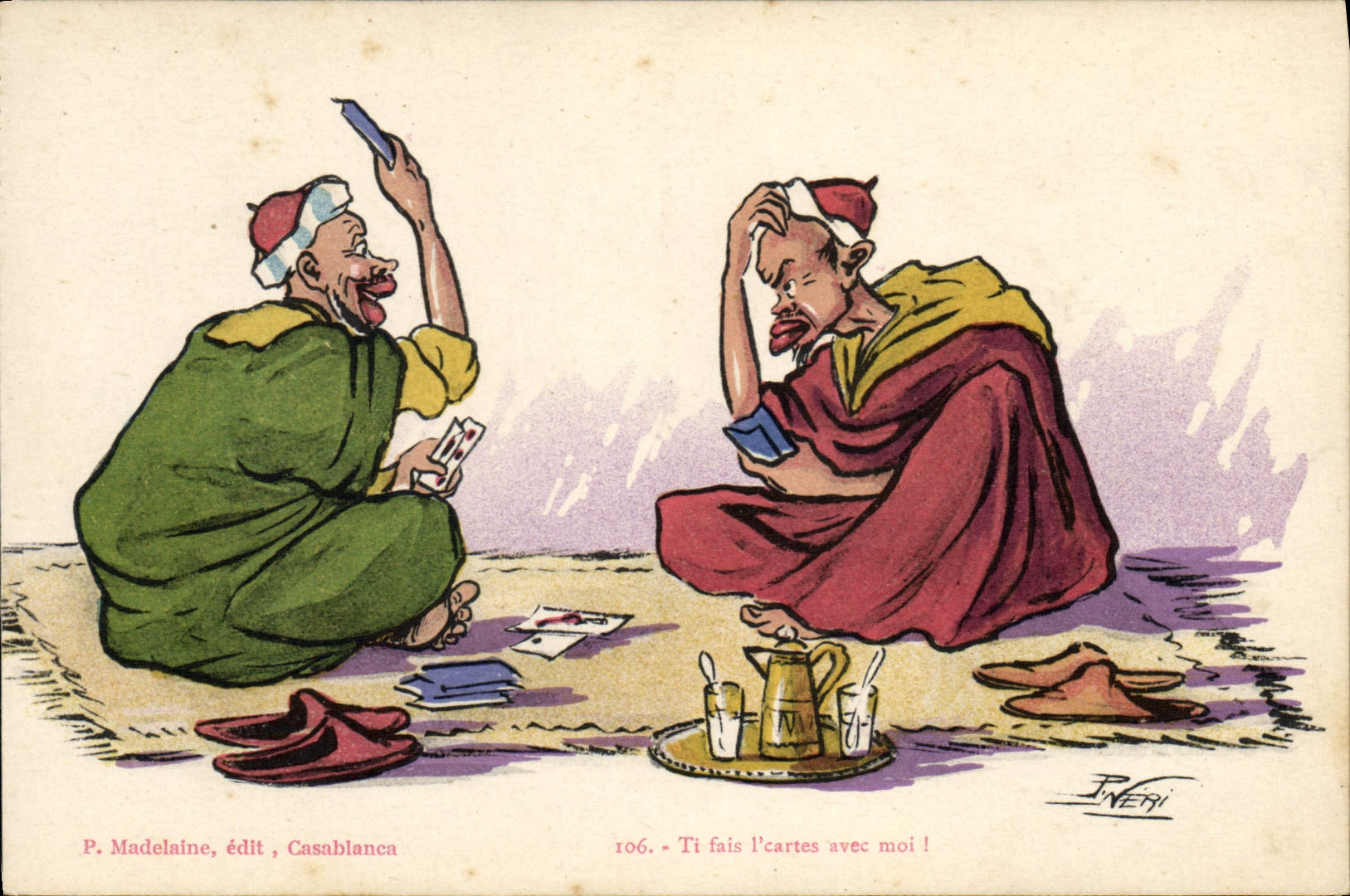 CPA Fantaisie Illustrateur Ti fais l'cartes 