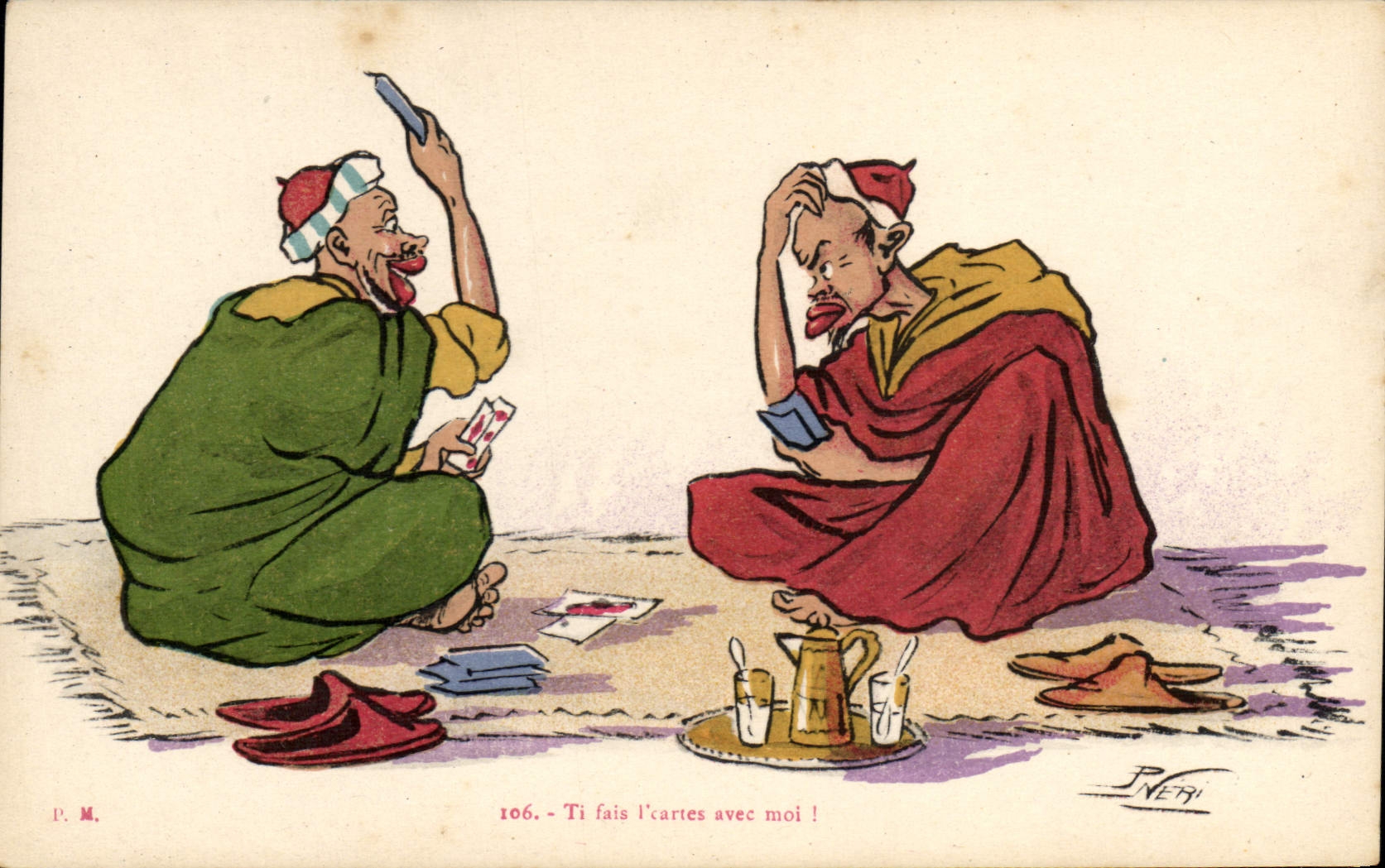 CPA Fantaisie Illustrateur Ti fais l'cartes 