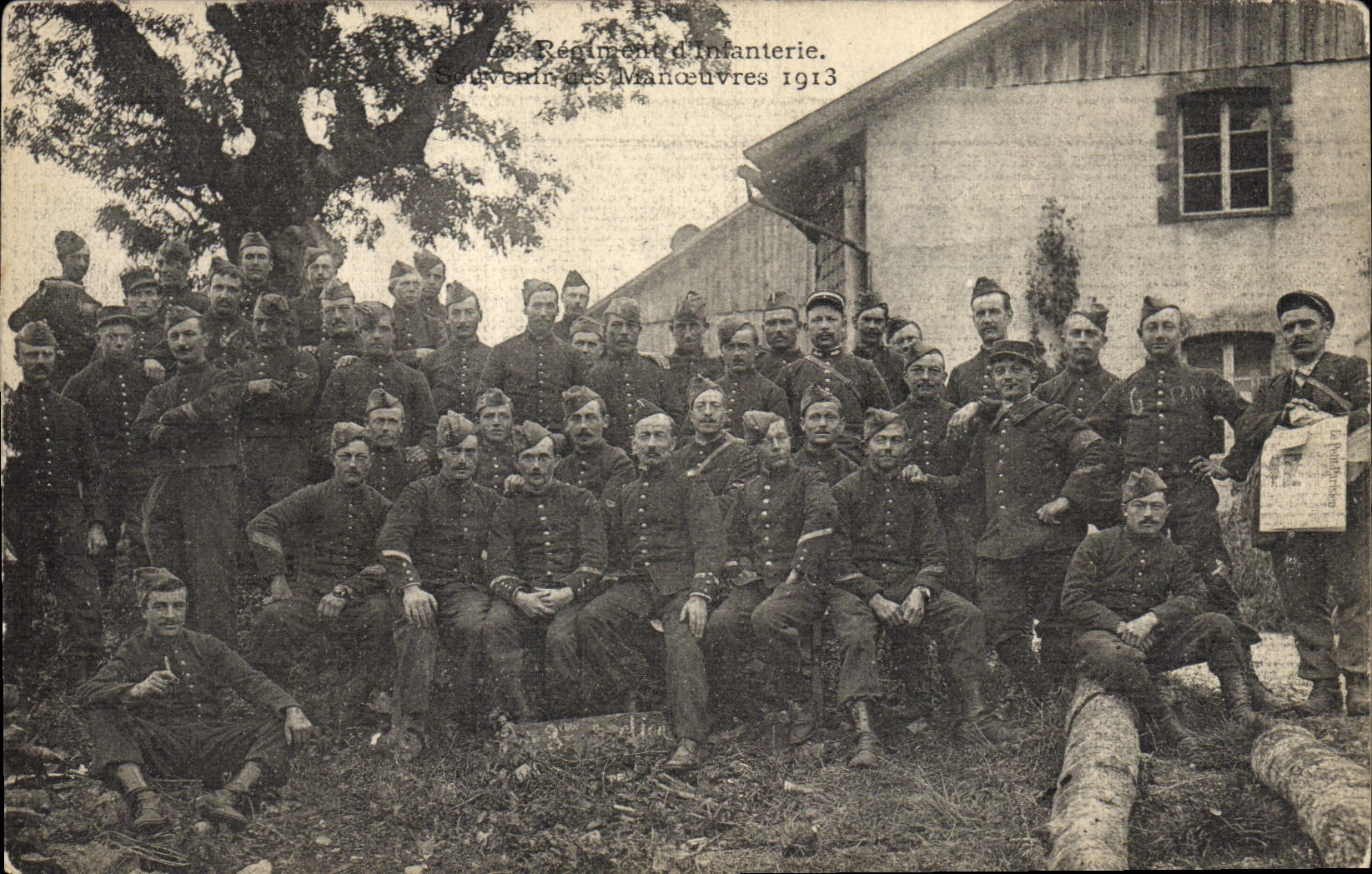 Operaciones 1913 de la infantería de Militaria de la POSTAL de la VENDIMIA