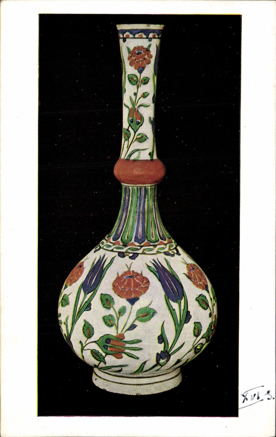 VINTAGE POSTCARD Potter Pottery Glazed Earthenware bottle Turkey Turkey