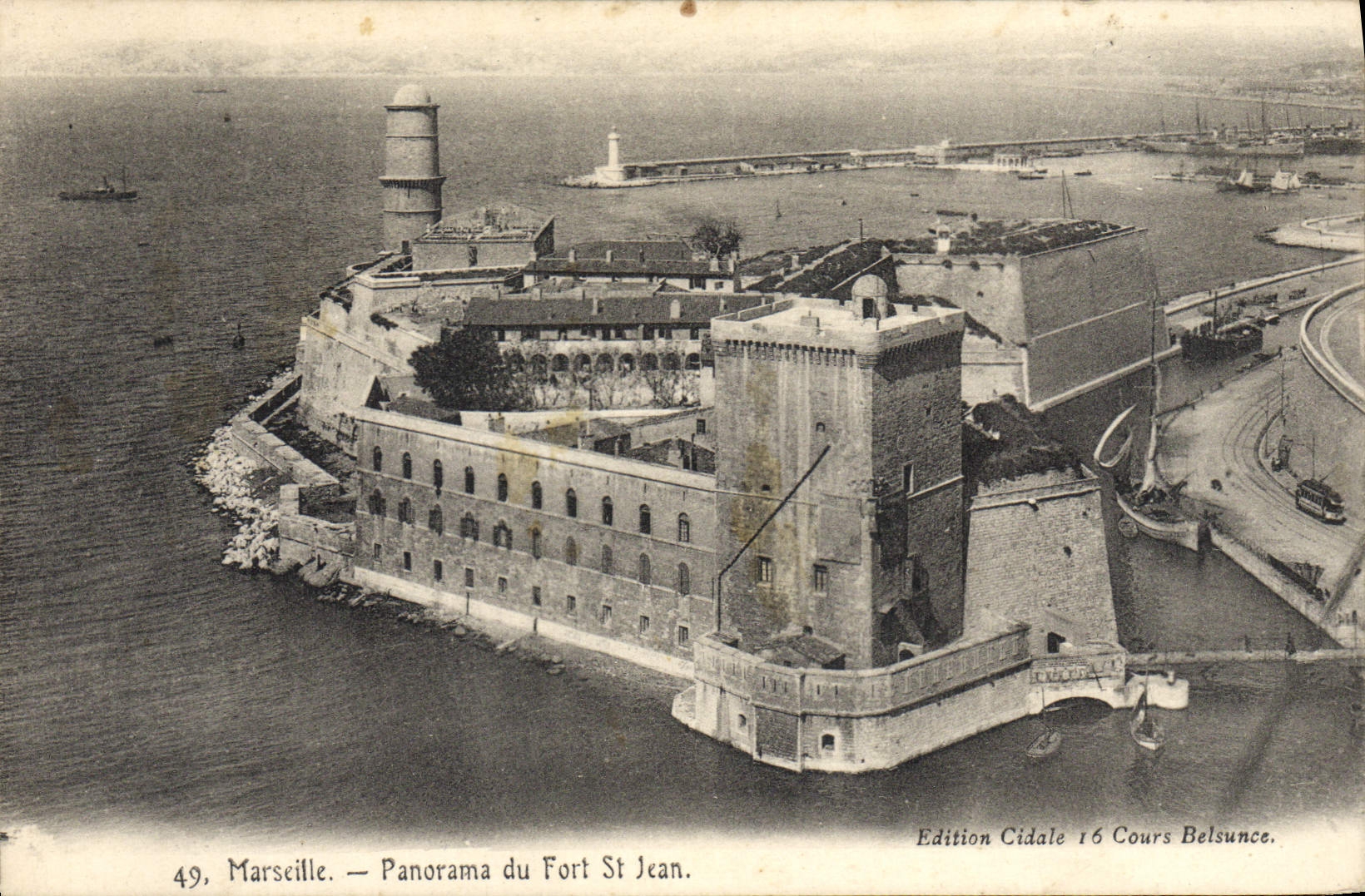 CPA Marseille Panorama du Fort St Jean