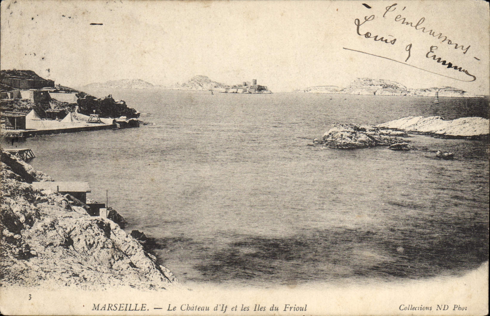 CPA Marseille Le Chateau d'If et les Iles du Frioul