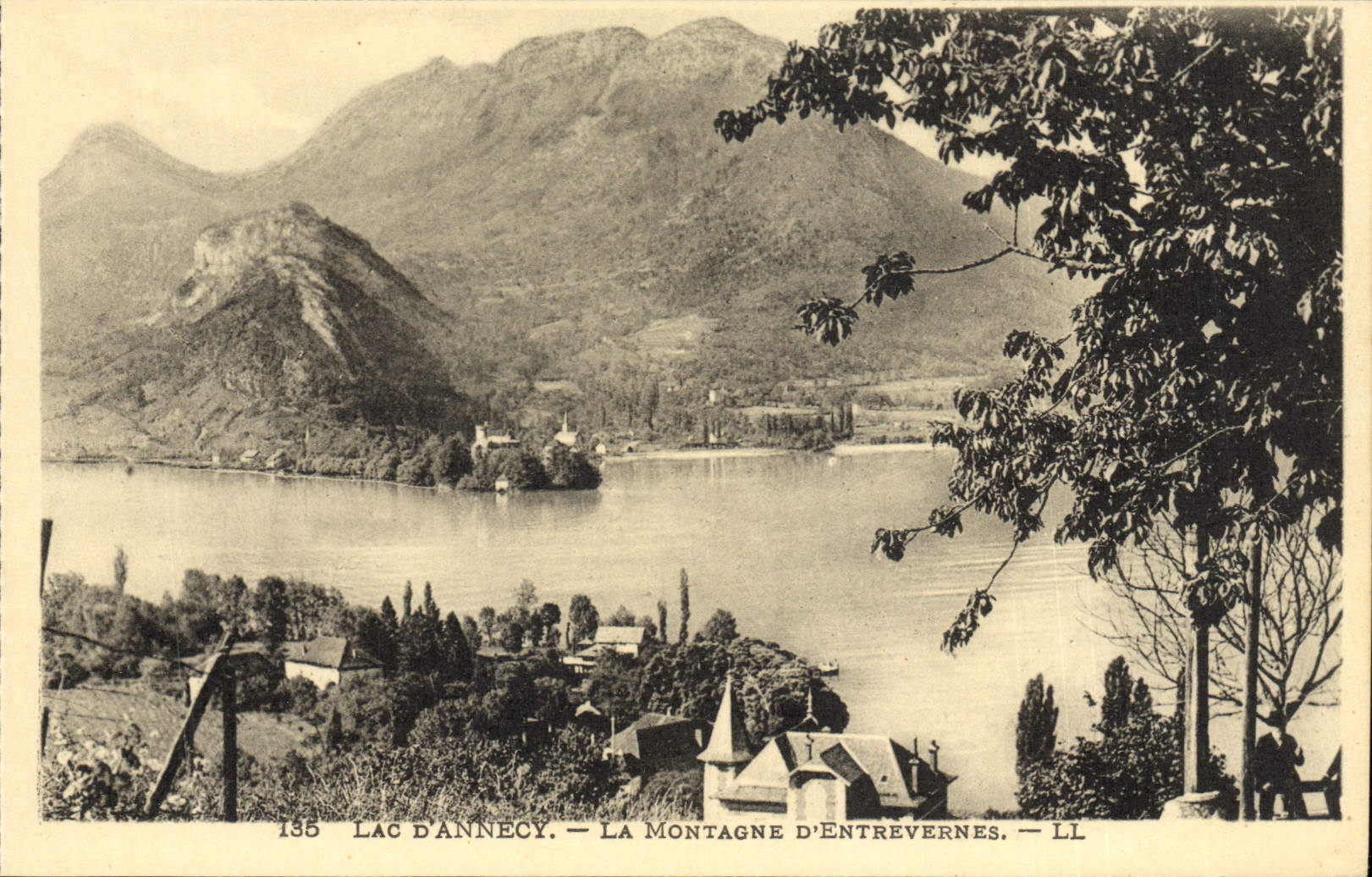 CPA Lac d'Annecy La Montagne Dentrevernes