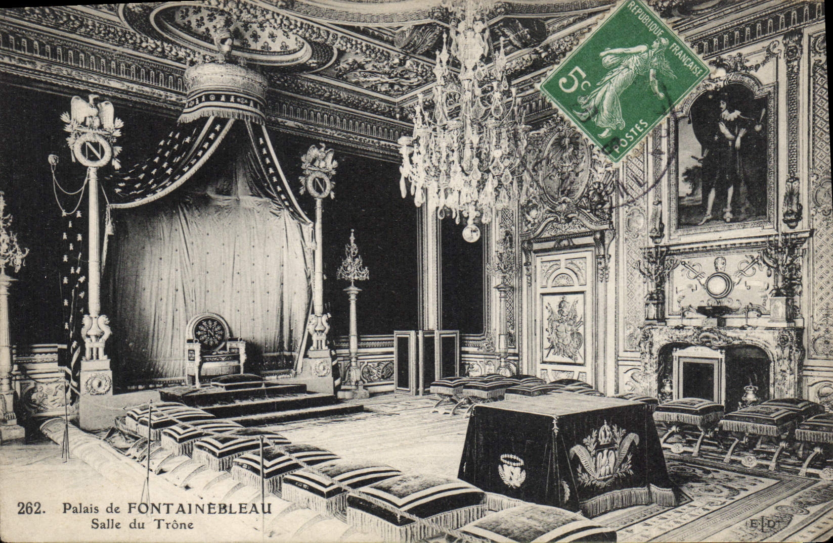 CPA Palais de Fontainebleau Salle du Trone