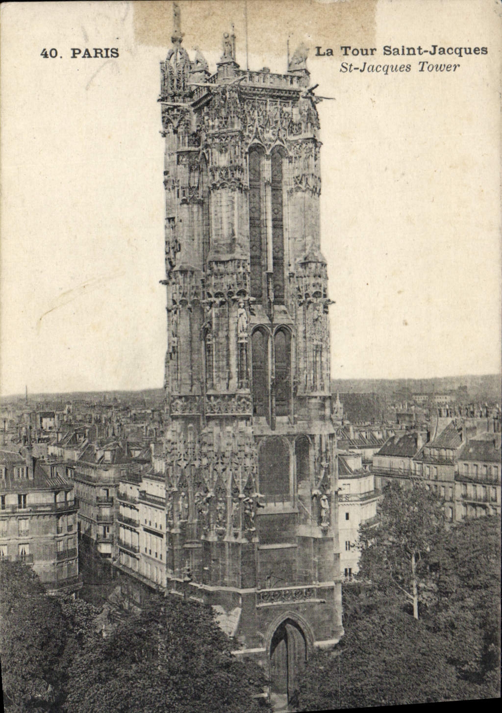CPA Paris La Tour Saint Jacques