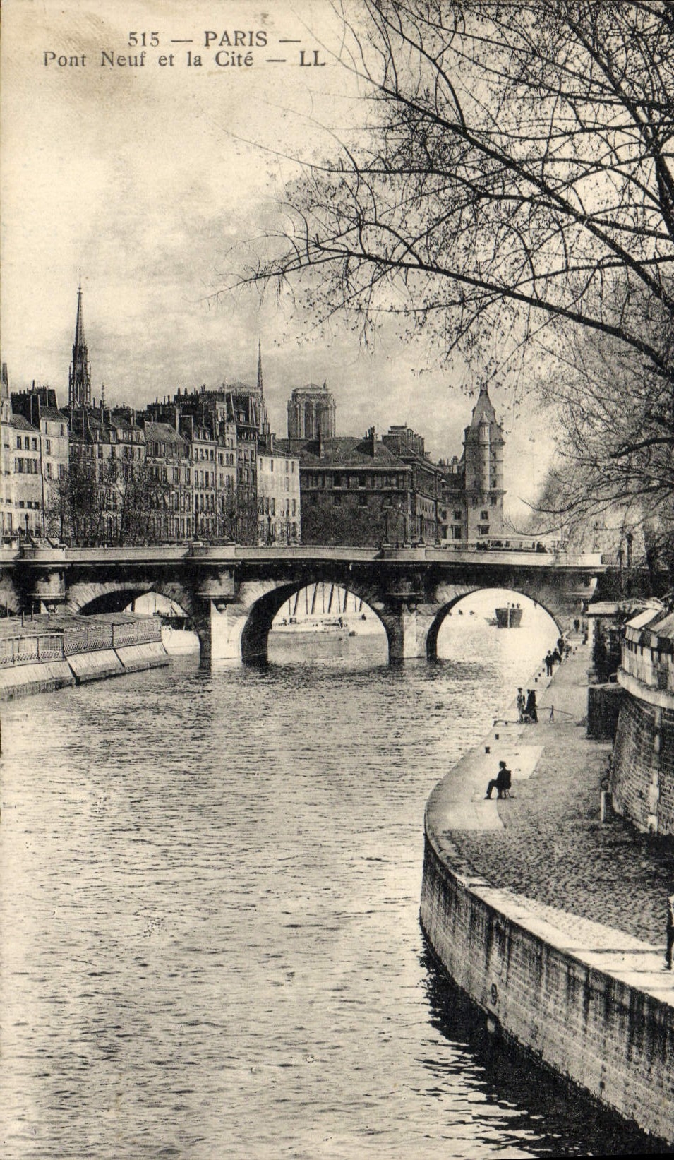 CPA Paris Pont Neuf et la Cite