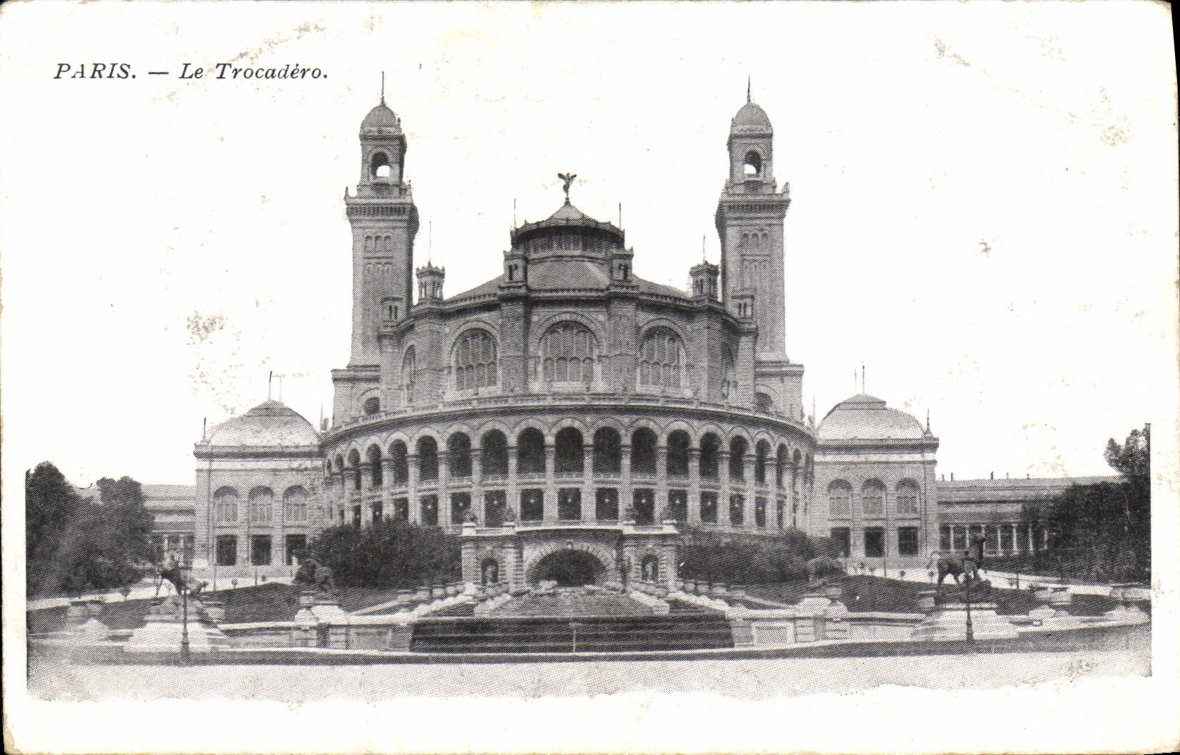 CPA Paris Le Trocadero