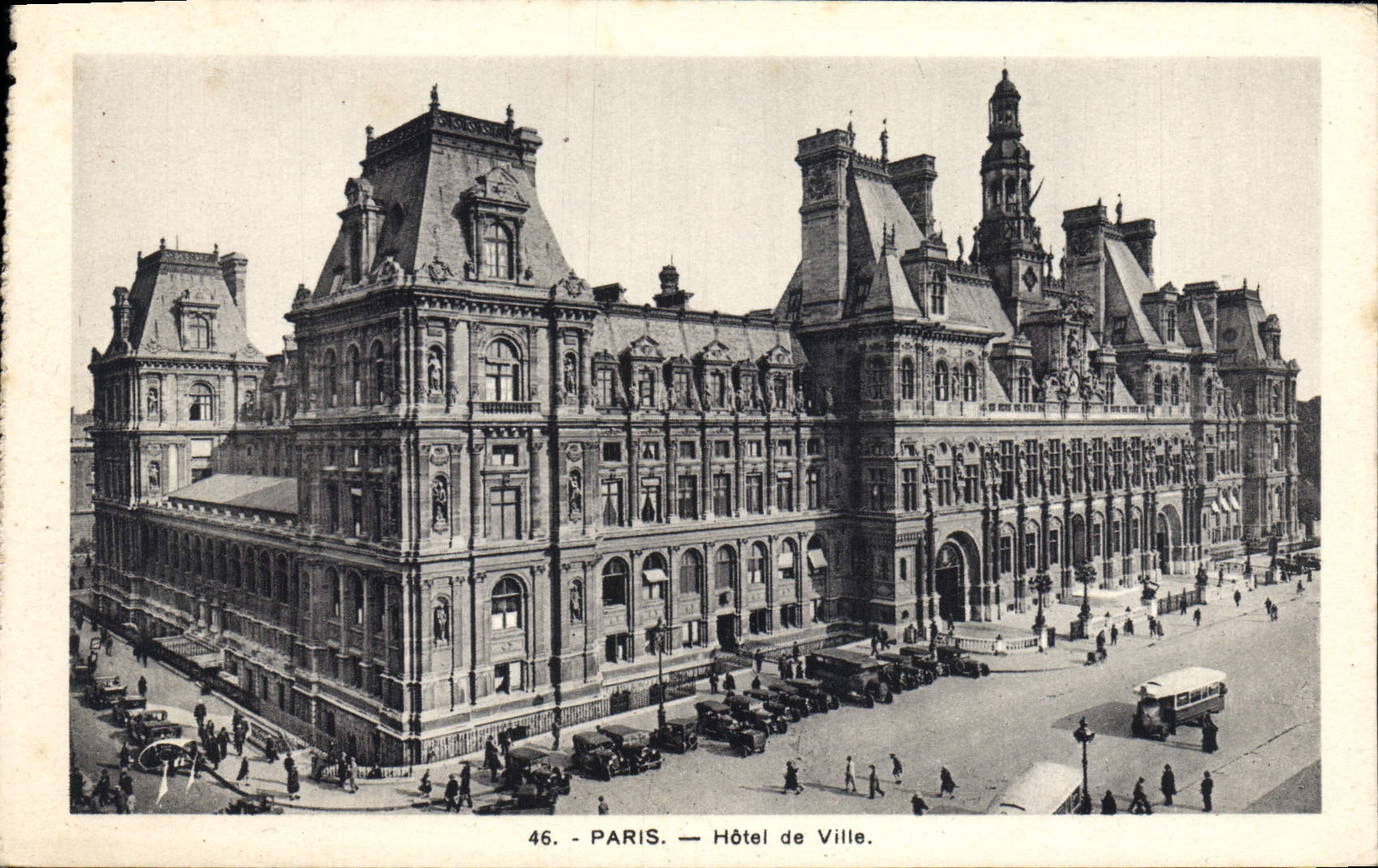 CPA Paris Hotel de Ville